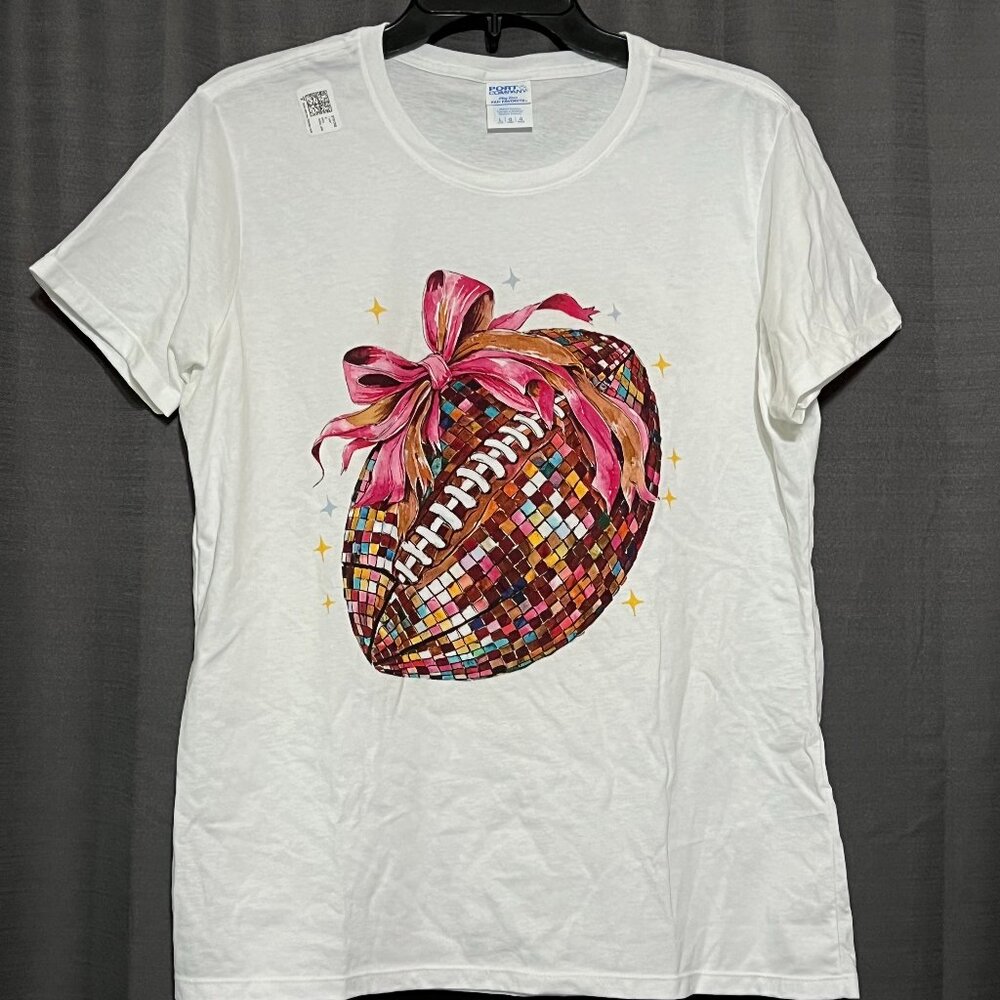 Pink Football T-Shirt